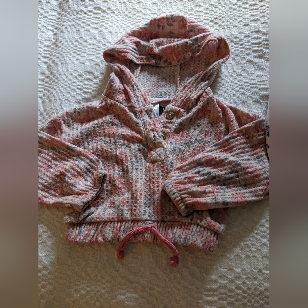 Nicole Miller Girls Long Sleeved Tops 12 Months and 24 Months Pink Floral - Picture 4 of 9